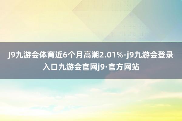 J9九游会体育近6个月高潮2.01%-j9九游会登录入口九游会官网j9·官方网站
