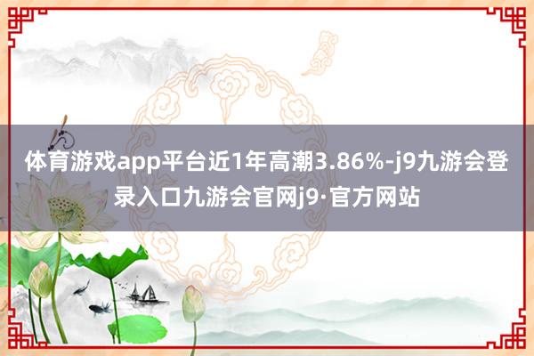 体育游戏app平台近1年高潮3.86%-j9九游会登录入口九游会官网j9·官方网站