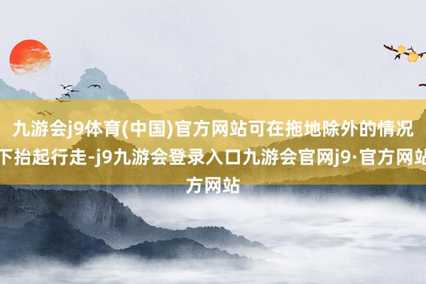 九游会j9体育(中国)官方网站可在拖地除外的情况下抬起行走-j9九游会登录入口九游会官网j9·官方网站